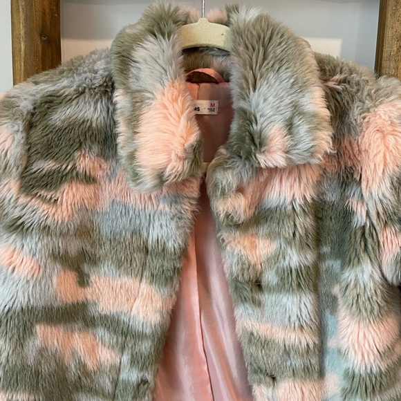 Epic Threads Fur Camo Print Coat (Fully Lined) - Picture 3 of 5